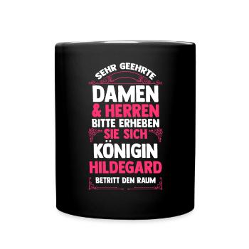 Hildegard - Tasse einfarbig - Schwarz - Vorne