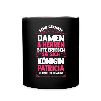 Patricia - Tasse einfarbig - Schwarz - Vorne