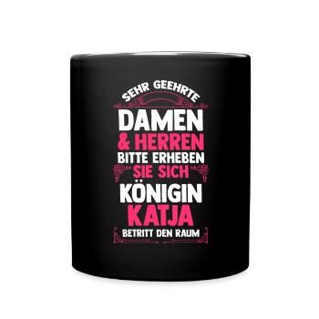 Katja - Tasse einfarbig - Schwarz - Vorne