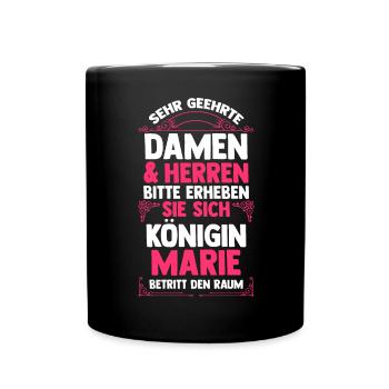 Marie - Tasse einfarbig - Schwarz - Vorne