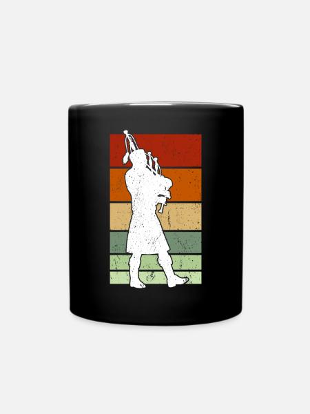Dudelsack Dudelsack Dudelsack - Tasse einfarbig - Schwarz