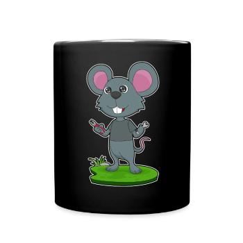 Atelier de clé mécanique de souris - Mug uni - noir - Devant