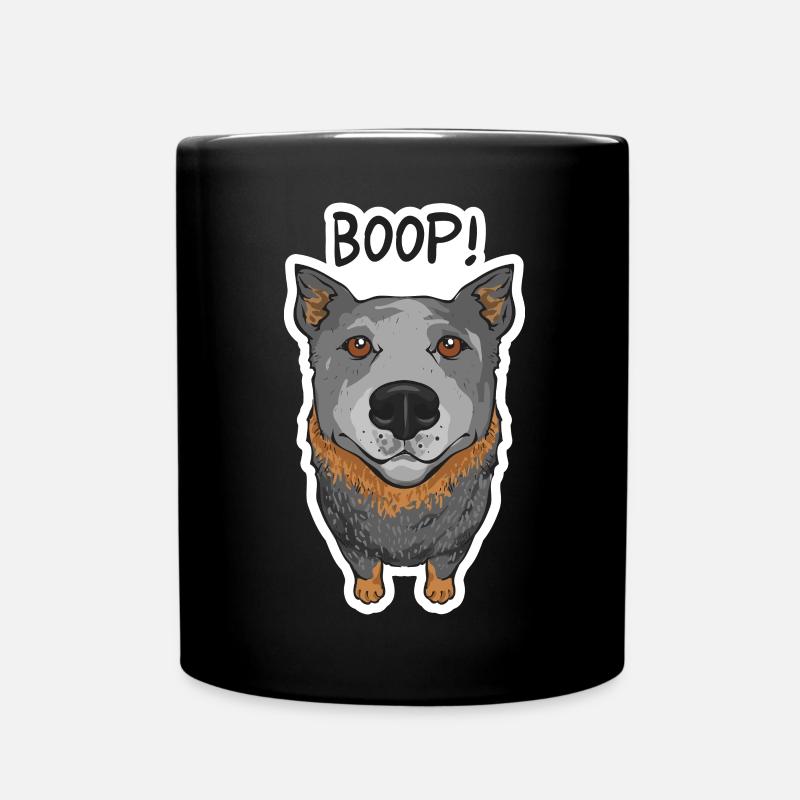 Bouvier australien Red Blue Heeler - Mug uni - noir