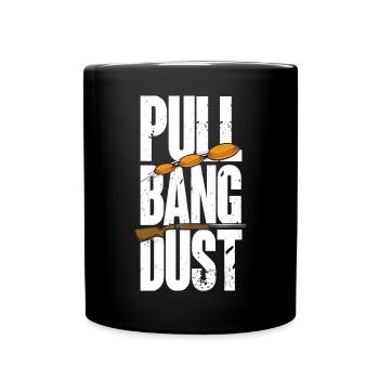 Tir au piège Tir au pigeon en argile Skeet - Mug uni - noir - Devant