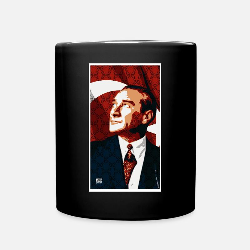 Mustafa Kemal Atatürk-Osmanli Slap - Tasse einfarbig - Schwarz