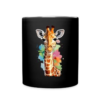 Giraffe - Full Colour Mug - black - Front