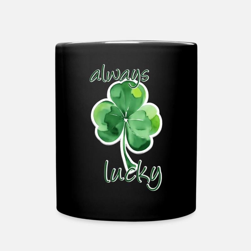 always lucky - Tasse einfarbig - Schwarz