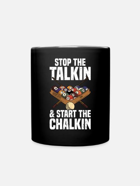 Billard Billard - Tasse einfarbig - Schwarz