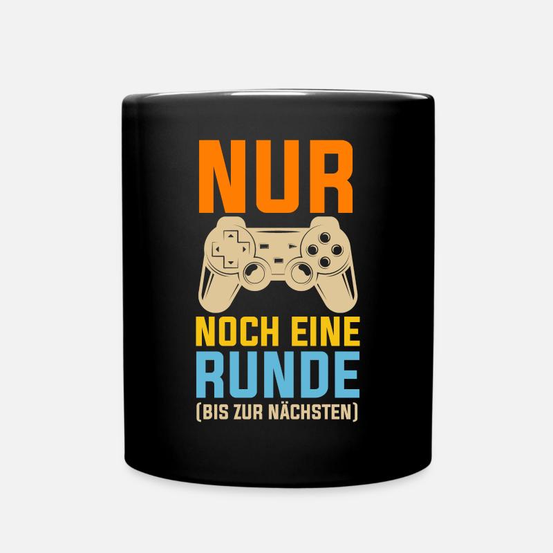 Zocker Zocken Gamer - Tasse einfarbig - Schwarz