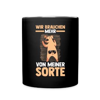 Dog We need more of my kind - Full Colour Mug - black - Front