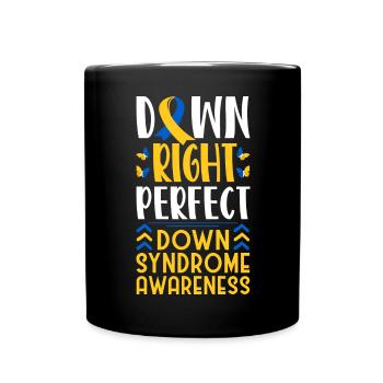 Down Syndrome Awareness Month Down - Tasse einfarbig - Schwarz - Vorne