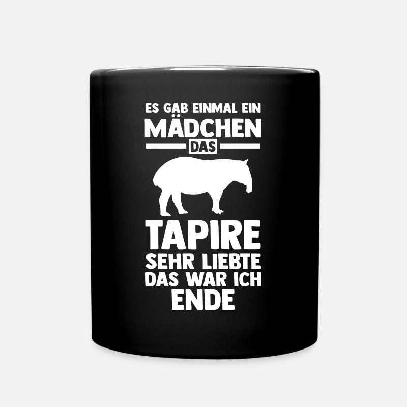 Tapir - Tasse einfarbig - Schwarz