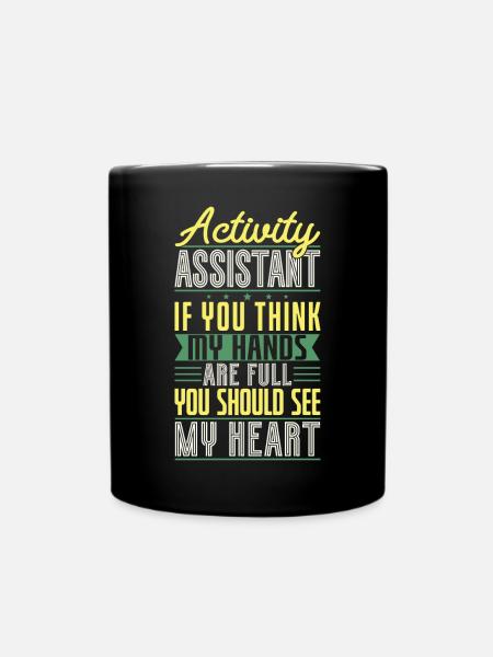 Activity Assistant Appreciation - Tasse einfarbig - Schwarz