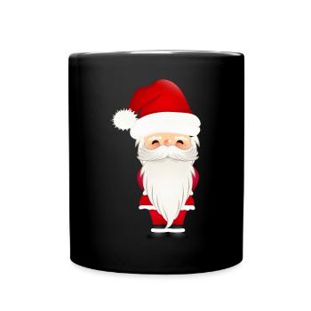 Magical St. Nicholas Santa Claus Santa Claus - Full Colour Mug - black - Front
