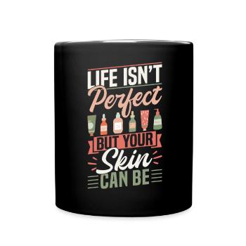 Beautician Make Up Artist Life - Tasse einfarbig - Schwarz - Vorne