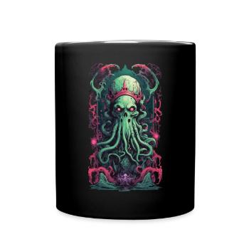 Demons King Underworld Gothic Occult Design - Full Colour Mug - black - Front