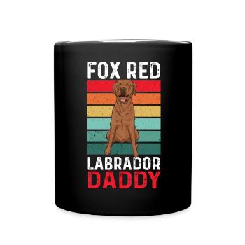 Foxred Labrador Fox Red Labrador Retriever - Full Colour Mug - black - Front