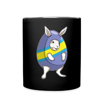 Bunny Easter Costume - Full Colour Mug - black - Front