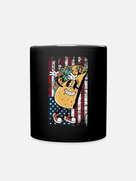 Taco - Full Colour Mug - black