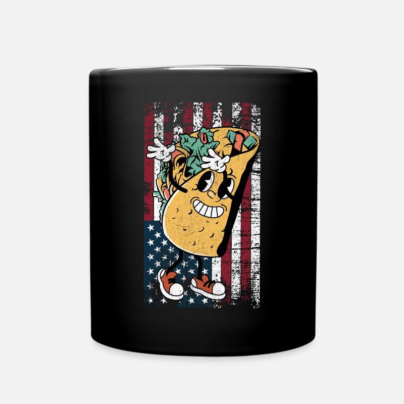 Taco - Full Colour Mug - black
