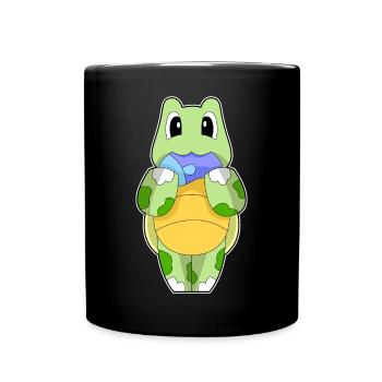 Poisson-tortue - Mug uni - noir - Devant