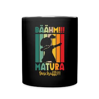 Matura 2024 Mittelschule Abschluss Maturant - Tasse einfarbig - Schwarz - Vorne