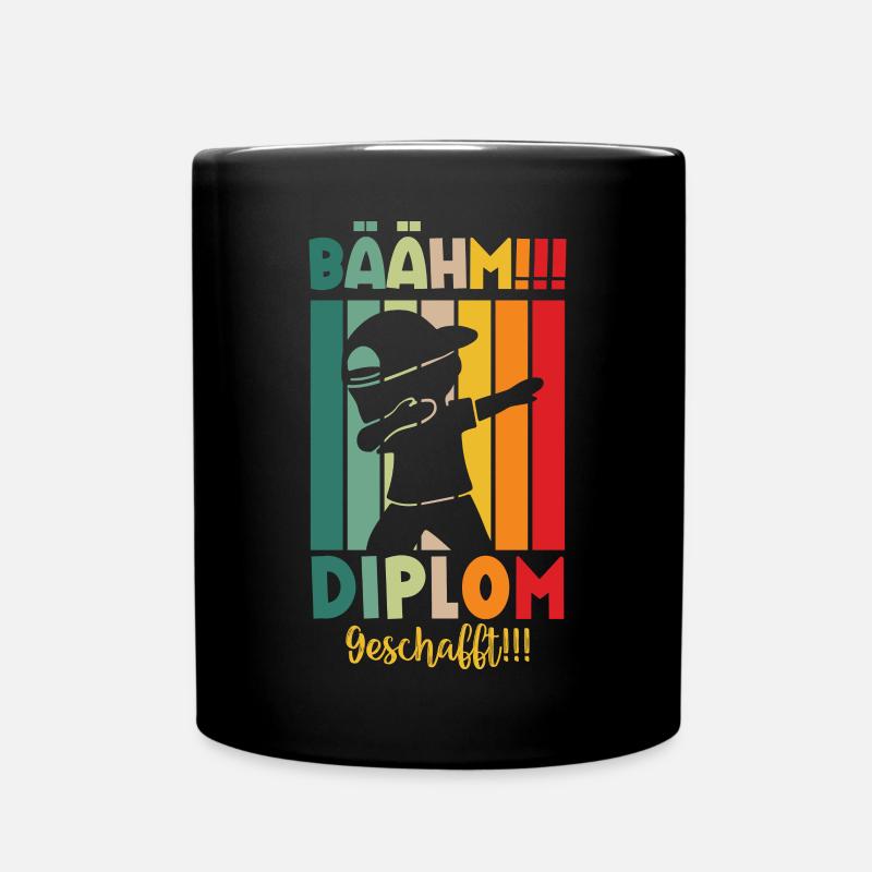Diplom Geschafft 2024 - Tasse einfarbig - Schwarz