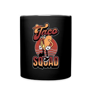 Taco Squad - Tasse einfarbig - Schwarz - Vorne