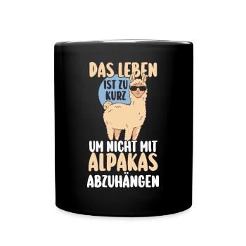 Alpaga - Mug uni - noir - Devant