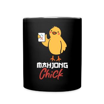 Cadeau pour les fans de Mahjong - Mug uni - noir - Devant