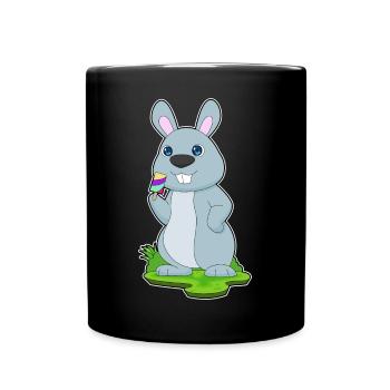 Popsicles lapin - Mug uni - noir - Devant