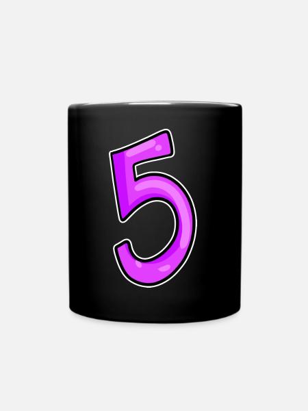 5 - Tasse einfarbig - Schwarz
