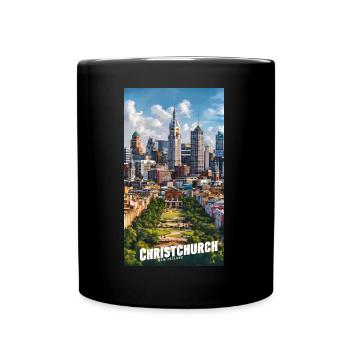 Christchurch - Tasse einfarbig - Schwarz - Vorne