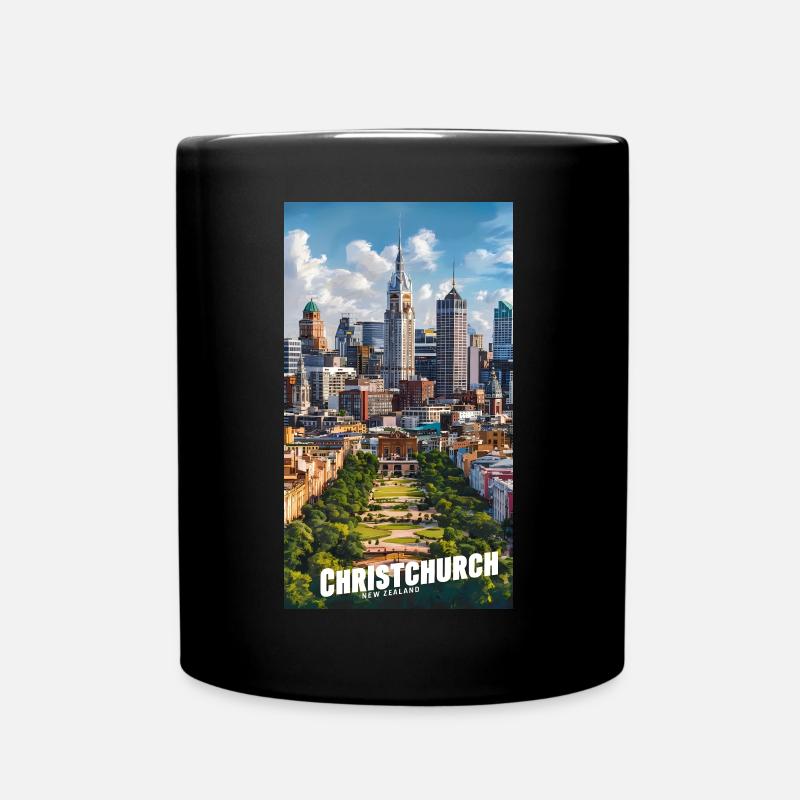 Christchurch - Full Colour Mug - black
