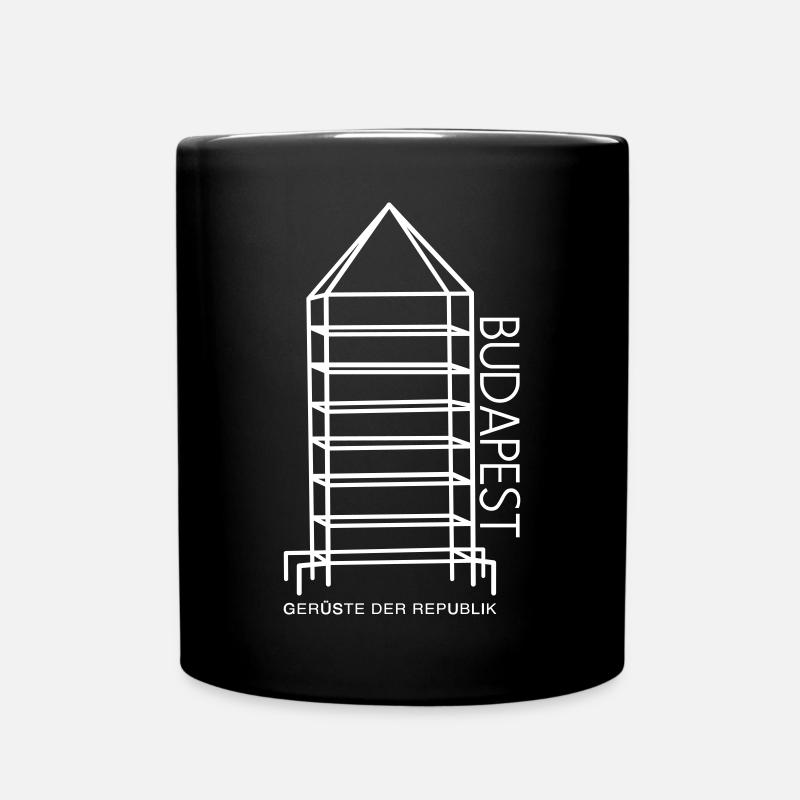 Budapest Jatszotér - Tasse einfarbig - Schwarz