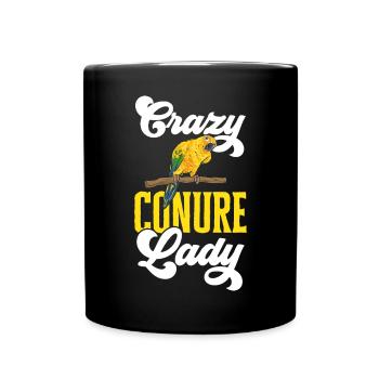 Parakeet, Parrot, Parakeet, Bird - Full Colour Mug - black - Front