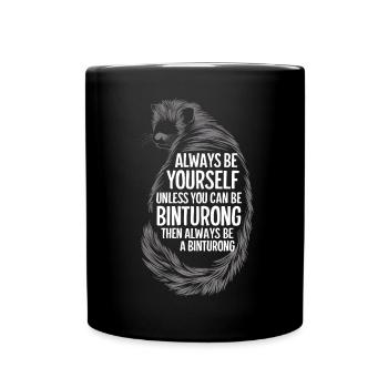 Binturong Bearcat Geschenk - Tasse einfarbig - Schwarz - Vorne