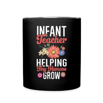 Enseignante de maternelle Éducatrice de centre de garde - Mug uni - noir - Devant