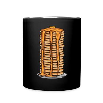 Pancake Breakfast Pancakes - Full Colour Mug - black - Front
