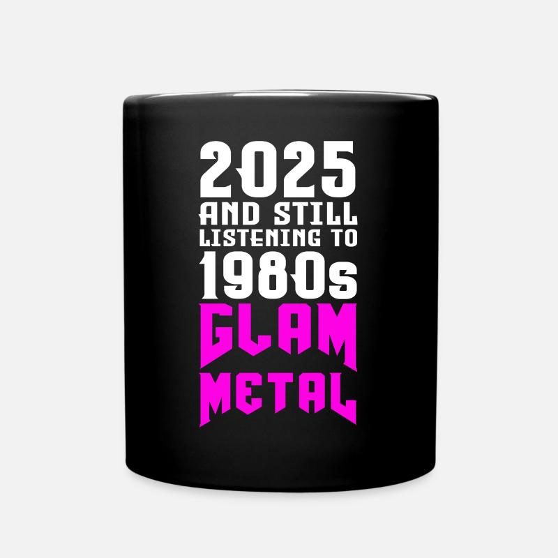 Glam Metal - Full Colour Mug - black