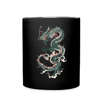 Chinese Dragon - Full Colour Mug - black - Front