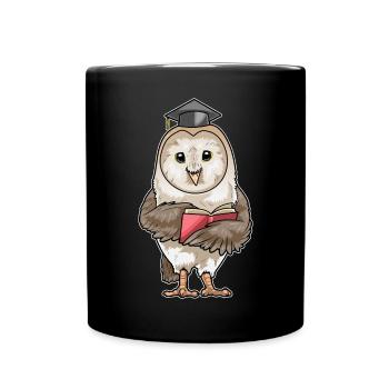 École de lecture des enseignants hiboux. - Mug uni - noir - Devant