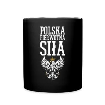 Force élémentaire polonaise Polska Pologne Aigle cadeau - Mug uni - noir - Devant