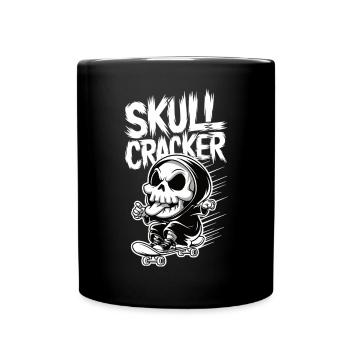 Skull Cracker Skateboard - Tasse einfarbig - Schwarz - Vorne