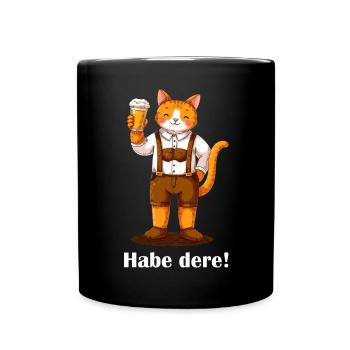 Bavaria Cat Beer Have Dere Gift - Mug uni - noir - Devant