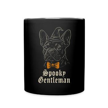 Frenchie Halloween - Spooky Gentleman Dog - Mug uni - noir - Devant