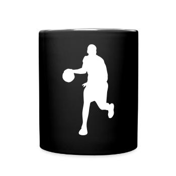Streetball Moves - Tasse einfarbig - Schwarz - Vorne