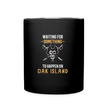 OAK ISLAND / CHASSE AU TRESOR: Oak Island - Mug uni - noir - Devant