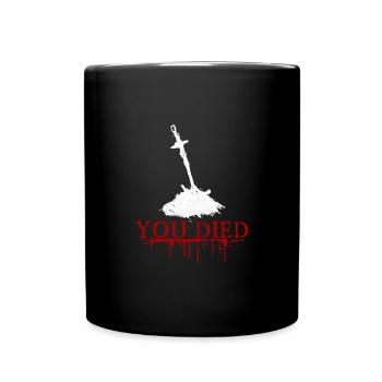 You Died Souls - Full Colour Mug - black - Front