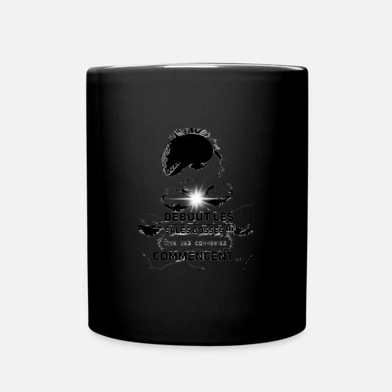 Debout les sales gosses! - Mug uni - noir